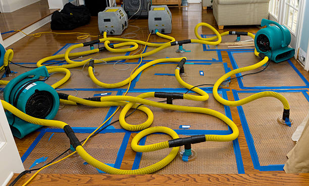 Professional Basement Flood Cleanup technician working in Kimberton, PA